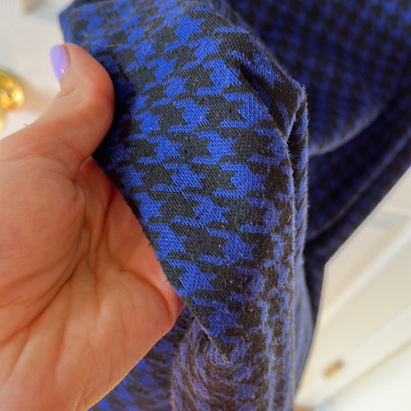 Blue houndstooth work dress - Picture 2 of 3
